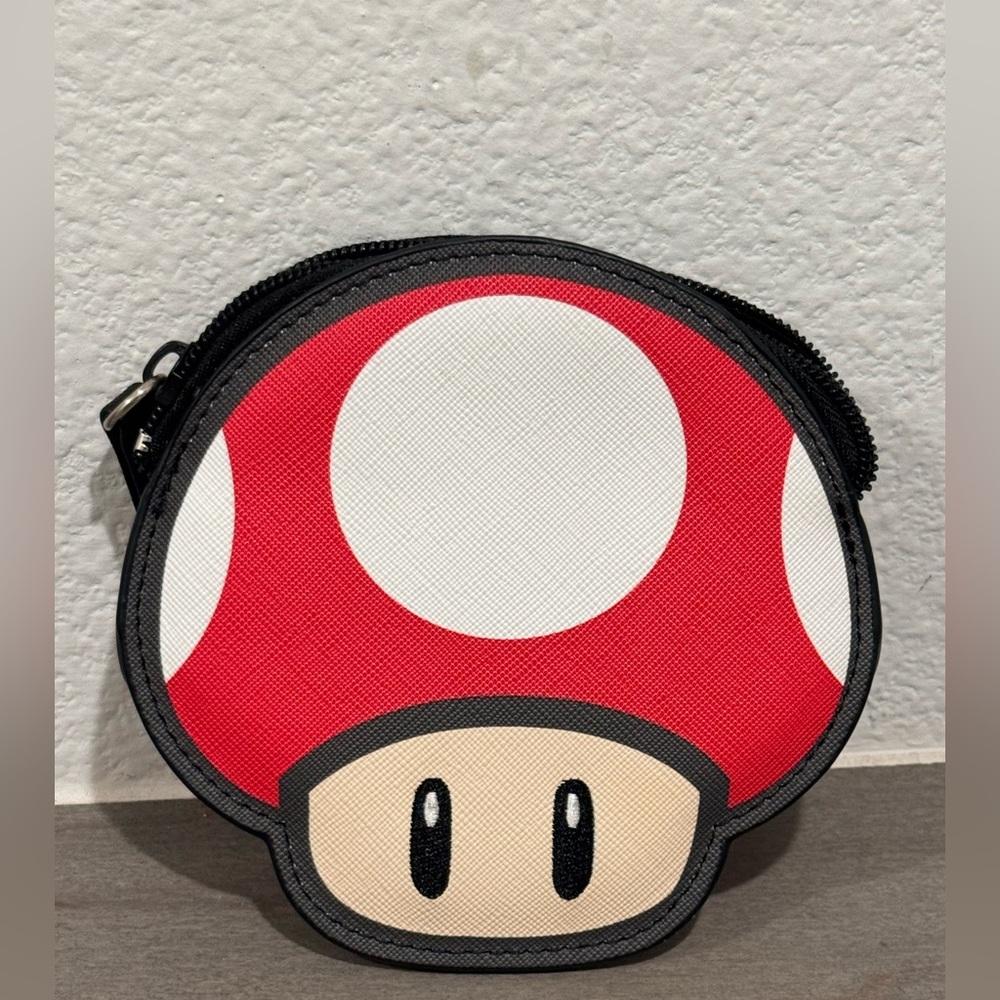 Kids Red Mushroom Coin Purse